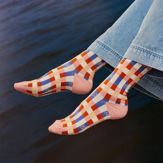 Sundaze Crew Socks - Fiesta Pink - Accessories - TudungPeople
