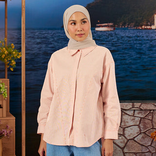 Stripe Shirt - Sunset - Apparel - TudungPeople