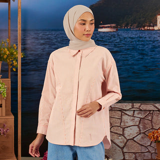 Stripe Shirt - Sunset - Apparel - TudungPeople