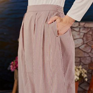 Stripe Skirt - Ice Cream - Apparel - TudungPeople