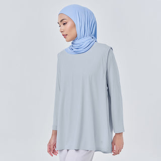 Iceblue Dryfit tank top by TudungPeople, lightweight athletic apparel with a comfortable fit for active wear.