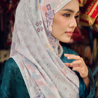 Nostalgia Tali SQ print by TudungPeople, featuring intricate traditional design on high-quality paper.