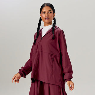 Adjustable Parka - Burgundy - Apparel - TudungPeople