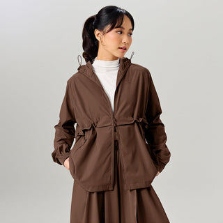 Adjustable Parka - Chocolate - Apparel - TudungPeople