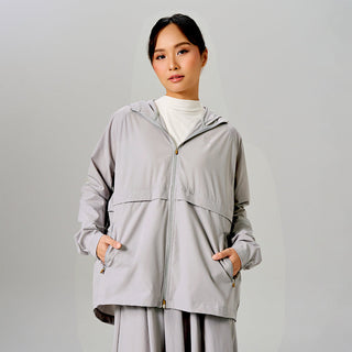Adjustable Parka - Grey - Apparel - TudungPeople