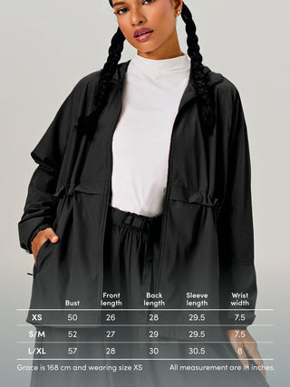 Adjustable Parka - Black - Apparel - TudungPeople