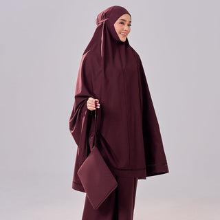 Aman Luxe Prayerwear - Burgundy