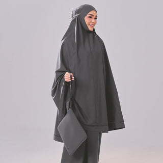 Aman Luxe Prayerwear - Dark Grey