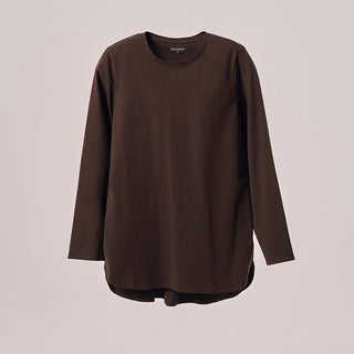 Back Pleated Top - Dark Brown - Apparel - TudungPeople
