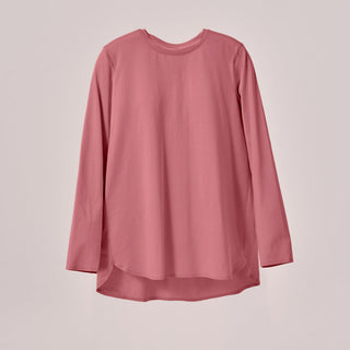 Back Pleated Top - Dark Pink - Apparel - TudungPeople