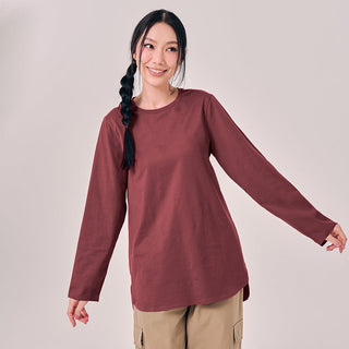 Back Pleated Top - Rouge - Apparel - TudungPeople
