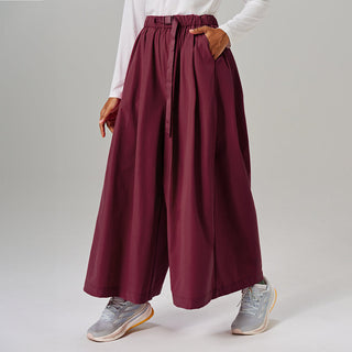 Baggy Pants - Burgundy - Apparel - TudungPeople