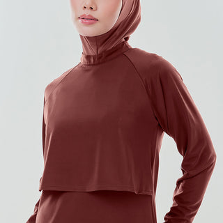 Copper Cape Swimwear top by TudungPeople featuring a stylish, modest design with smooth fabric and supportive fit.