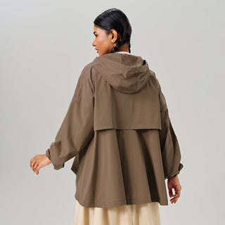 Flare Parka - Brown - Apparel - TudungPeople