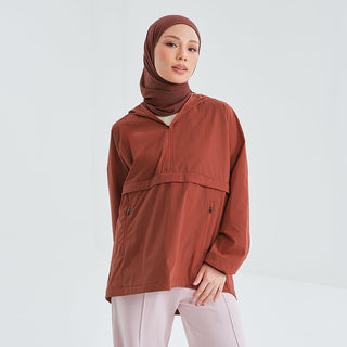 Half Zip Parka 2.0 - Amber - Apparel - TudungPeople