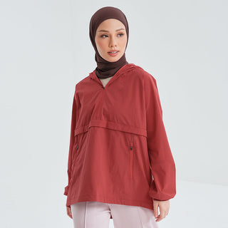 Half Zip Parka 2.0 - Poppy - Apparel - TudungPeople
