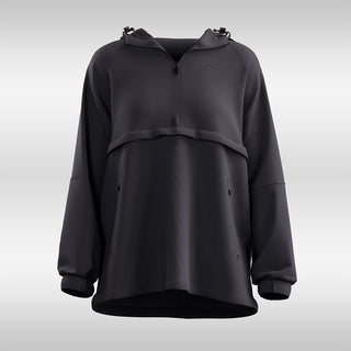 Half Zip Parka 2.0 - Black - Apparel - TudungPeople