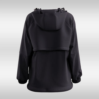 Half Zip Parka 2.0 - Black - Apparel - TudungPeople