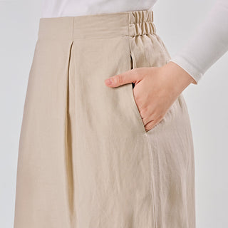 Linen Skirt - Oat