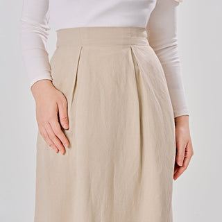 Linen Skirt - Oat