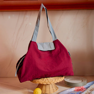 Duo Tote Bag - Deep Burgundy - Accessories - TudungPeople
