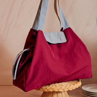Duo Tote Bag - Deep Burgundy - Accessories - TudungPeople