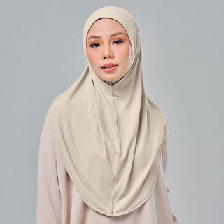 (Nano) Najwa Sport Basic 3.0 - Cream - Active - TudungPeople
