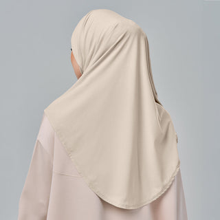 (Nano) Najwa Sport Basic 3.0 - Cream - Active - TudungPeople