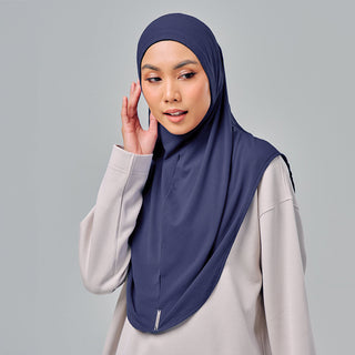 (Nano) Najwa Sport Basic 3.0 - Dark Blue - Active - TudungPeople