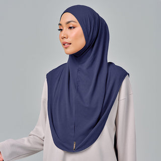 (Nano) Najwa Sport Basic 3.0 - Dark Blue - Active - TudungPeople