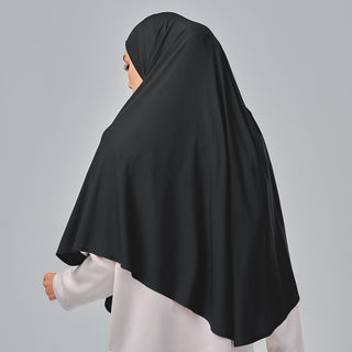 Najwa Sport Khimar 3.0 - Black - Active - TudungPeople