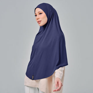 Najwa Sport Khimar 3.0 - Dark Blue - Active - TudungPeople