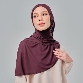 (Nano) Najwa Sport Lite 3.0 - Burgundy - Active - TudungPeople