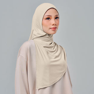 (Nano) Najwa Sport Lite 3.0 - Cream - Active - TudungPeople