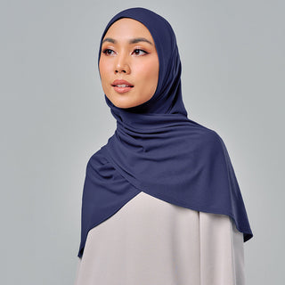 (Nano) Najwa Sport Lite 3.0 - Dark Blue - Active - TudungPeople