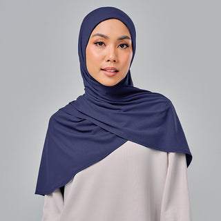 (Nano) Najwa Sport Lite 3.0 - Dark Blue - Active - TudungPeople