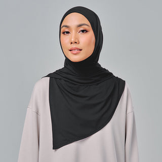 (Nano) Najwa Sport Niya 3.0 - Black - Active - TudungPeople