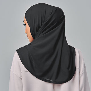 (Nano) Najwa Sport Niya 3.0 - Black - Active - TudungPeople