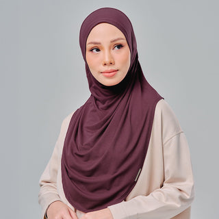 (Nano) Najwa Sport Nour 3.0 - Burgundy - Active - TudungPeople