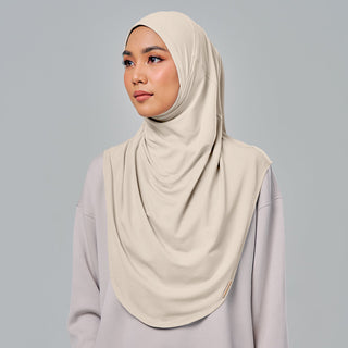 (Nano) Najwa Sport Nour 3.0 - Cream - Active - TudungPeople