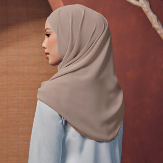 Niya Chiffon 2.0 in Praline - Instants - TudungPeople