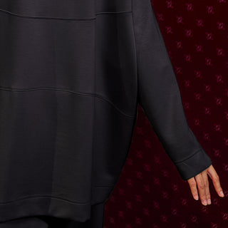 Traveleisure : Oversized Sweatshirt - Black