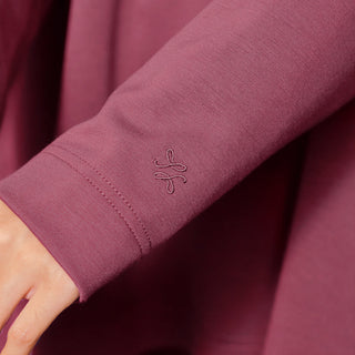Oversized Sweatshirt - Burgundy
