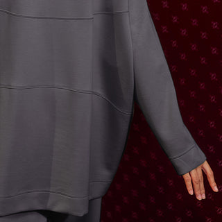 Traveleisure : Oversized Sweatshirt - Dark Grey