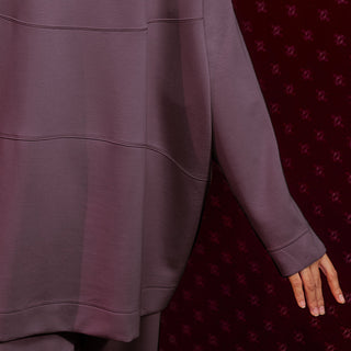 Traveleisure : Oversized Sweatshirt - Plum