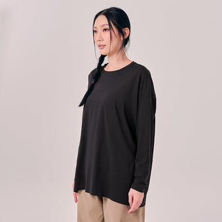 Oversized Top - Black - Apparel - TudungPeople