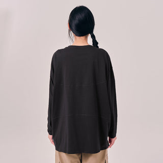 Oversized Top - Black - Apparel - TudungPeople