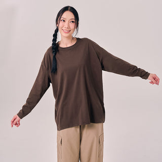 Oversized Top - Dark Brown - Apparel - TudungPeople