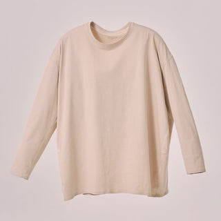 Oversized Top - Oatmeal - Apparel - TudungPeople