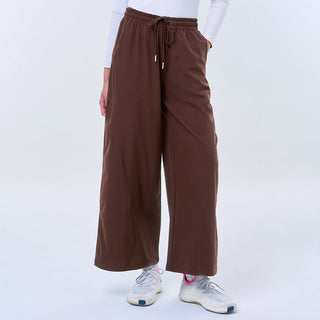 TudungPeople Panel Pants in Coco color, stylish modest apparel with panel design and comfortable fit.